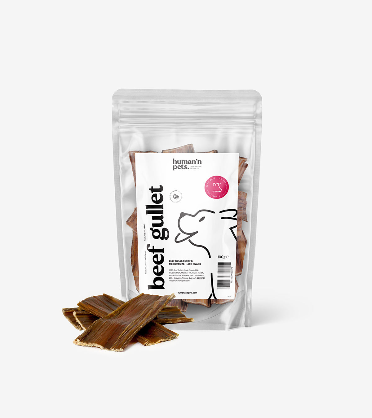 Beef Gullet for Dogs | Healthy Air-Dried Dog Treats for Joints