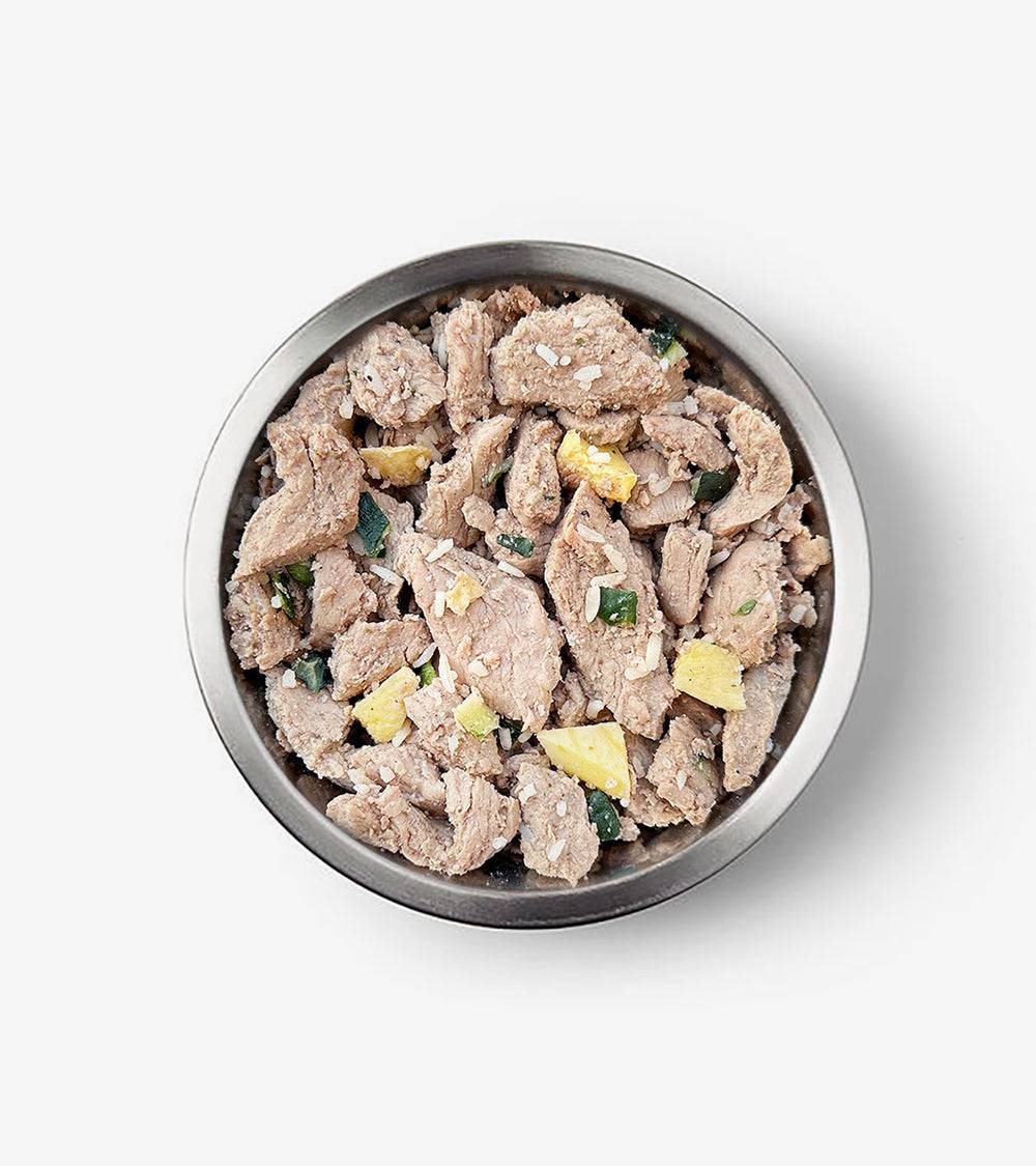 Freshly Cooked Meals: Dog Menu with Chicken, Rice & Mango