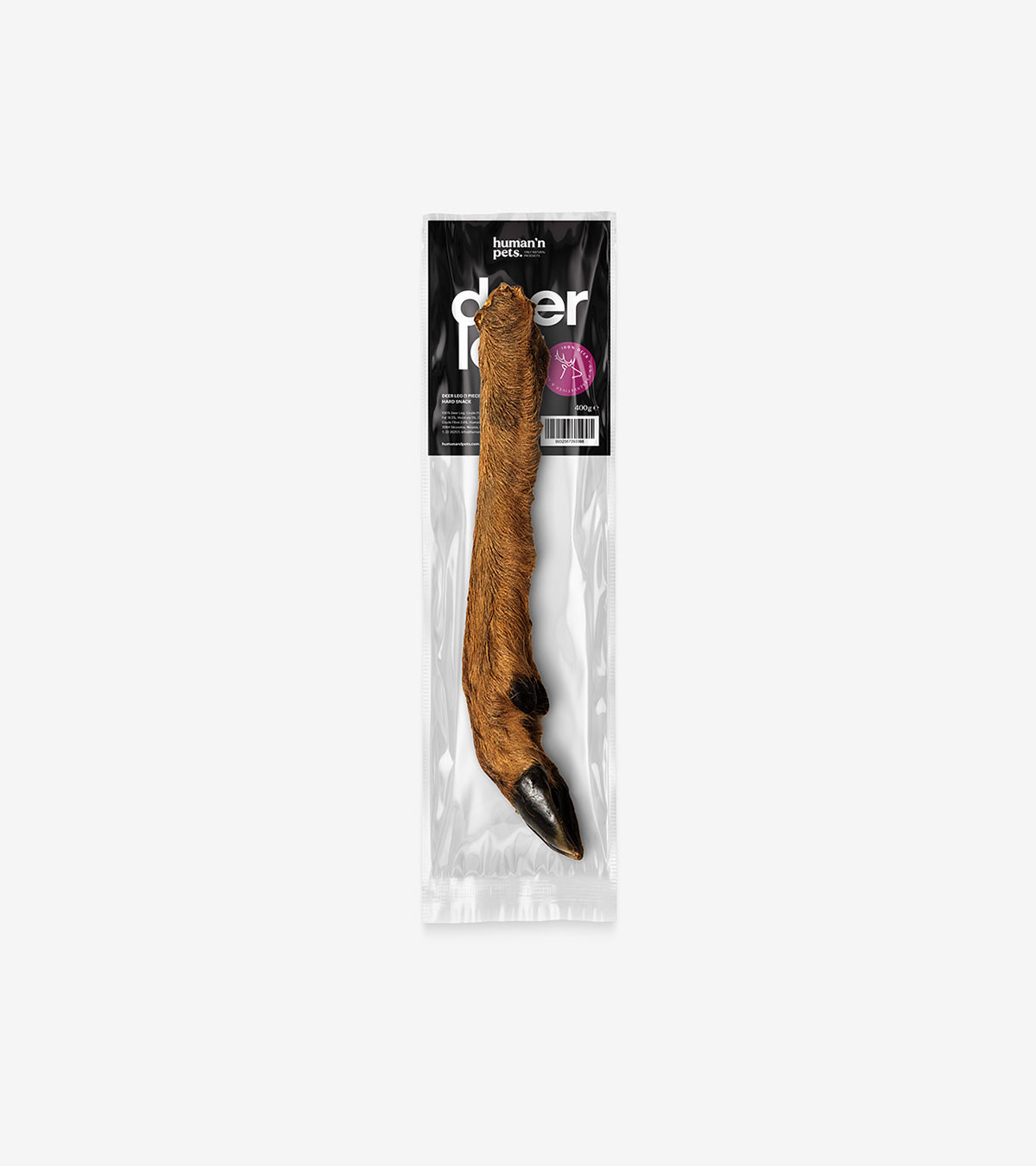 Deer Leg with Fur - Natural Dog Treat for Long-Lasting Chewing Fun