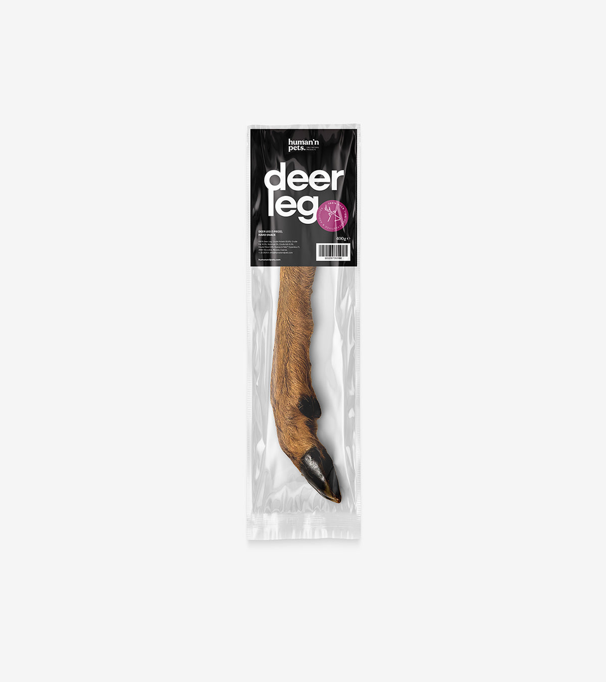 Deer Leg with Fur - Natural Dog Treat for Long-Lasting Chewing Fun