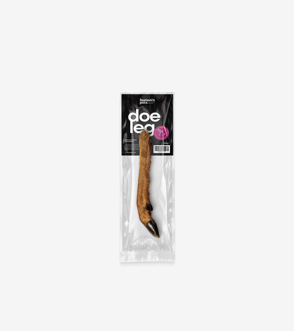 Doe Leg with Fur - Natural Long-Lasting Treat for Dogs and Cats