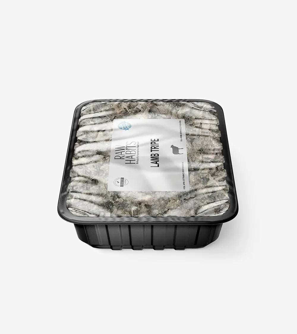 Dog Food: Premium Lamb Green Tripe for DIY Raw Meals