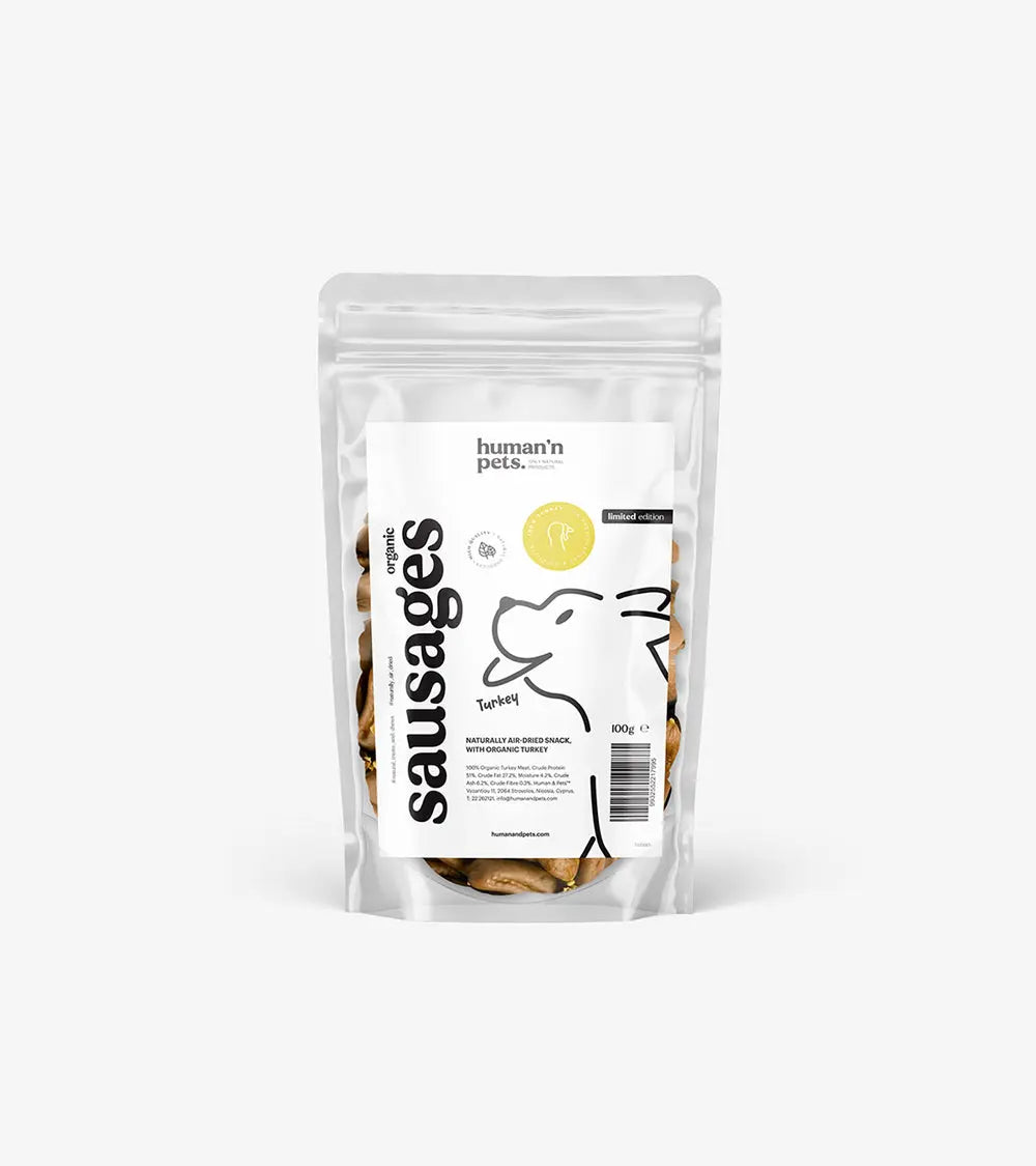 Organic Turkey Sausages | Treats & Chews | Human & Pets™