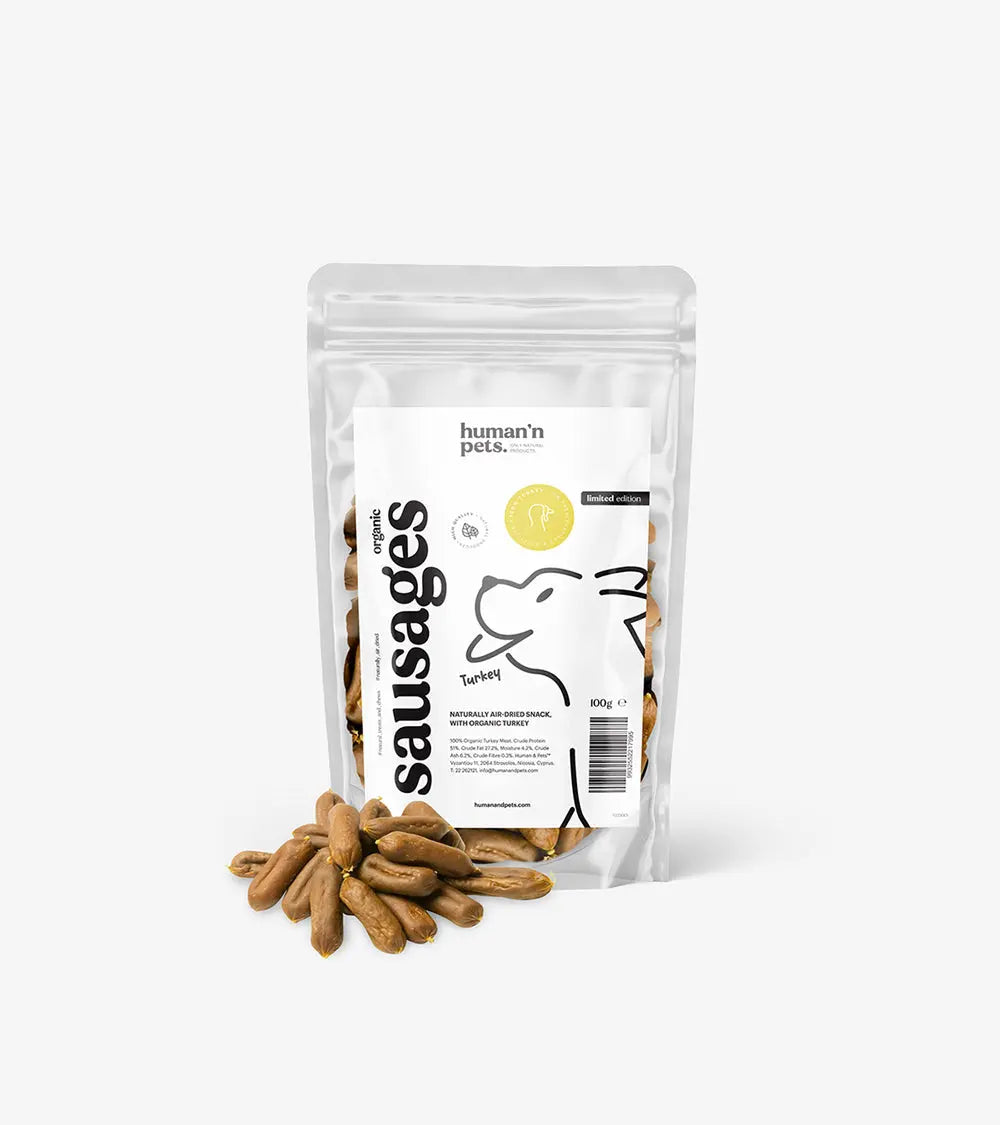 Organic Turkey Sausages | Treats & Chews | Human & Pets™