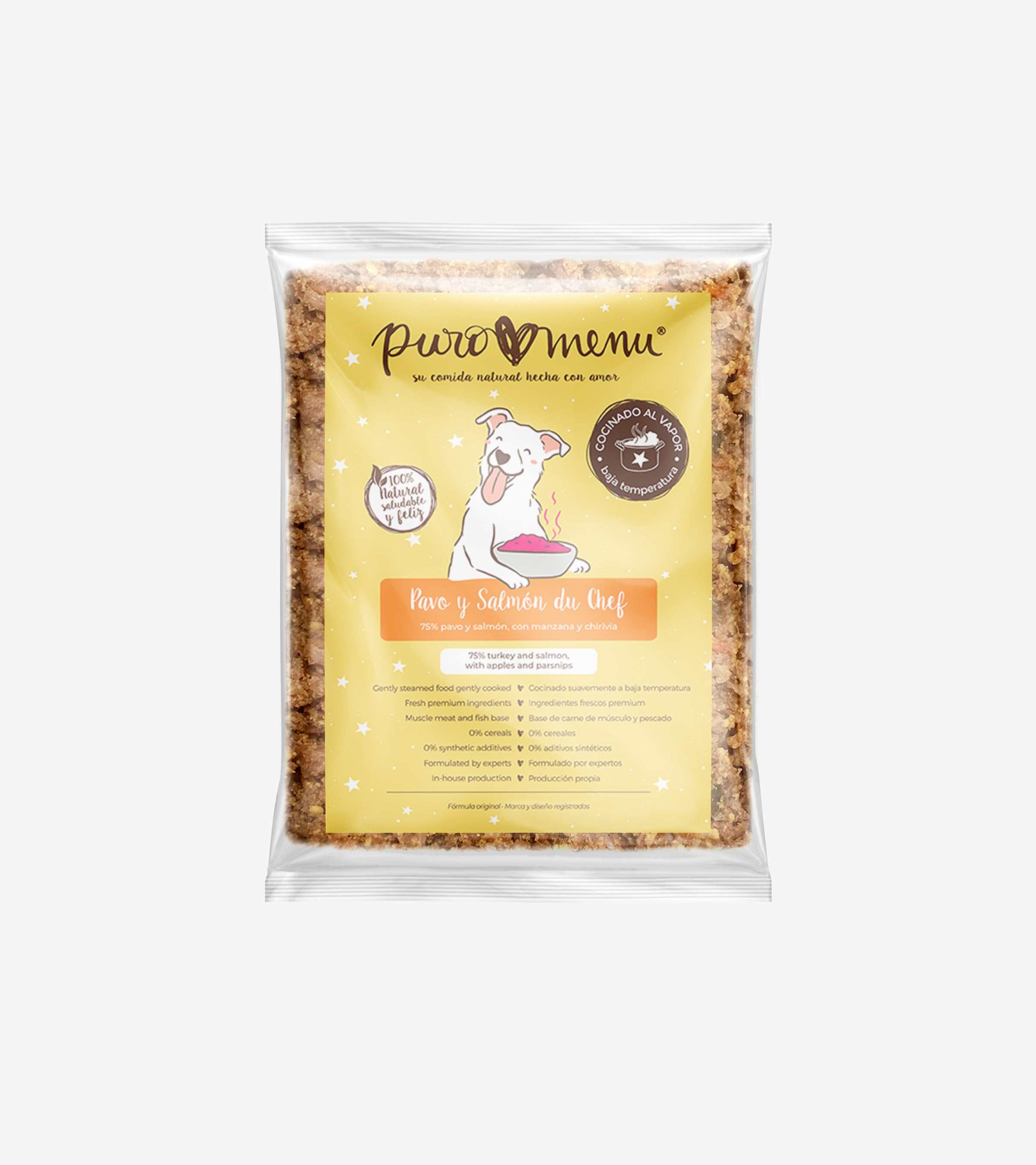 Gently Steamed Dog's Turkey & Salmon
