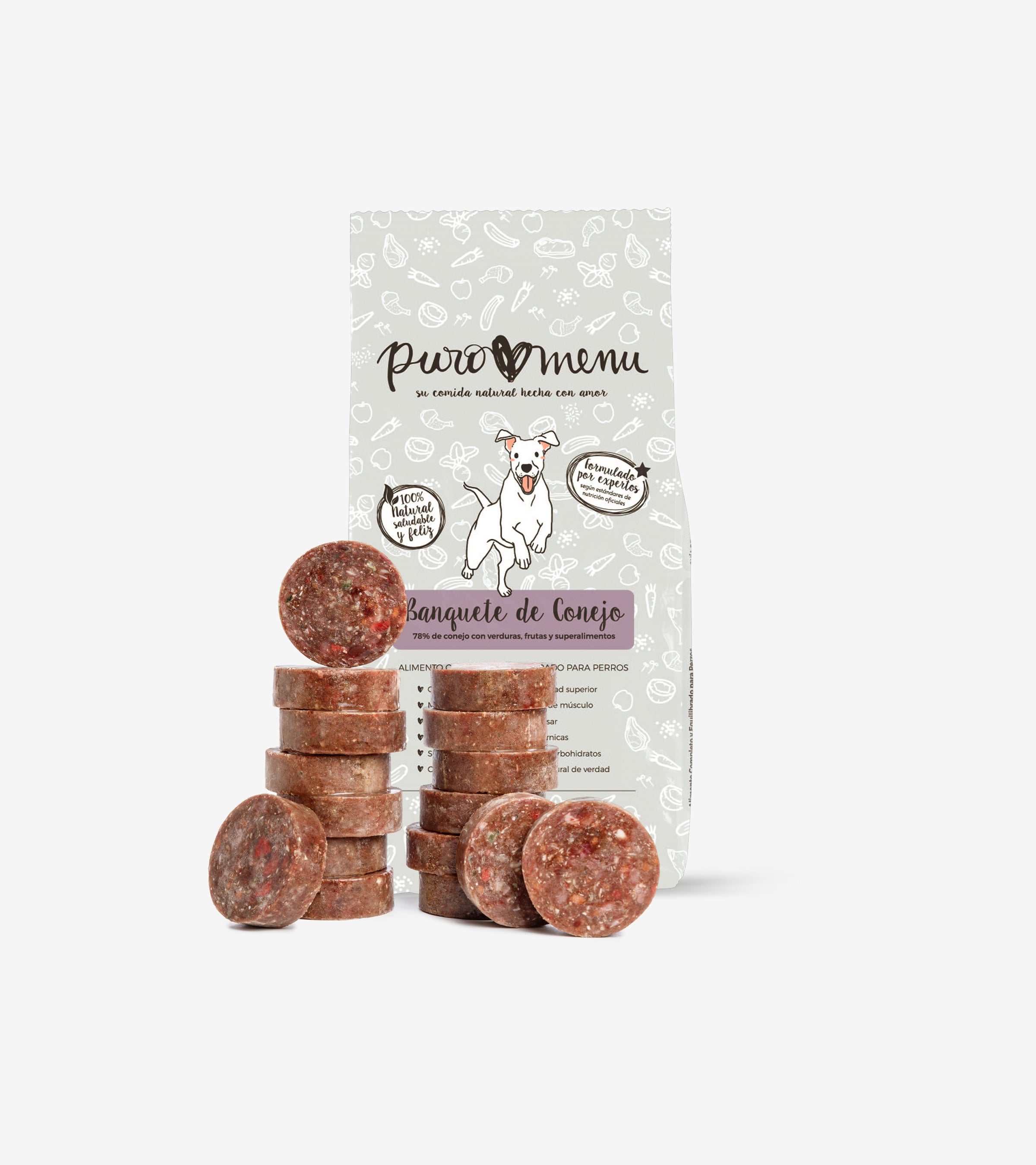 BARF Food: Rabbit Banquet Menu for Dogs - The Best Raw Food in Cyprus