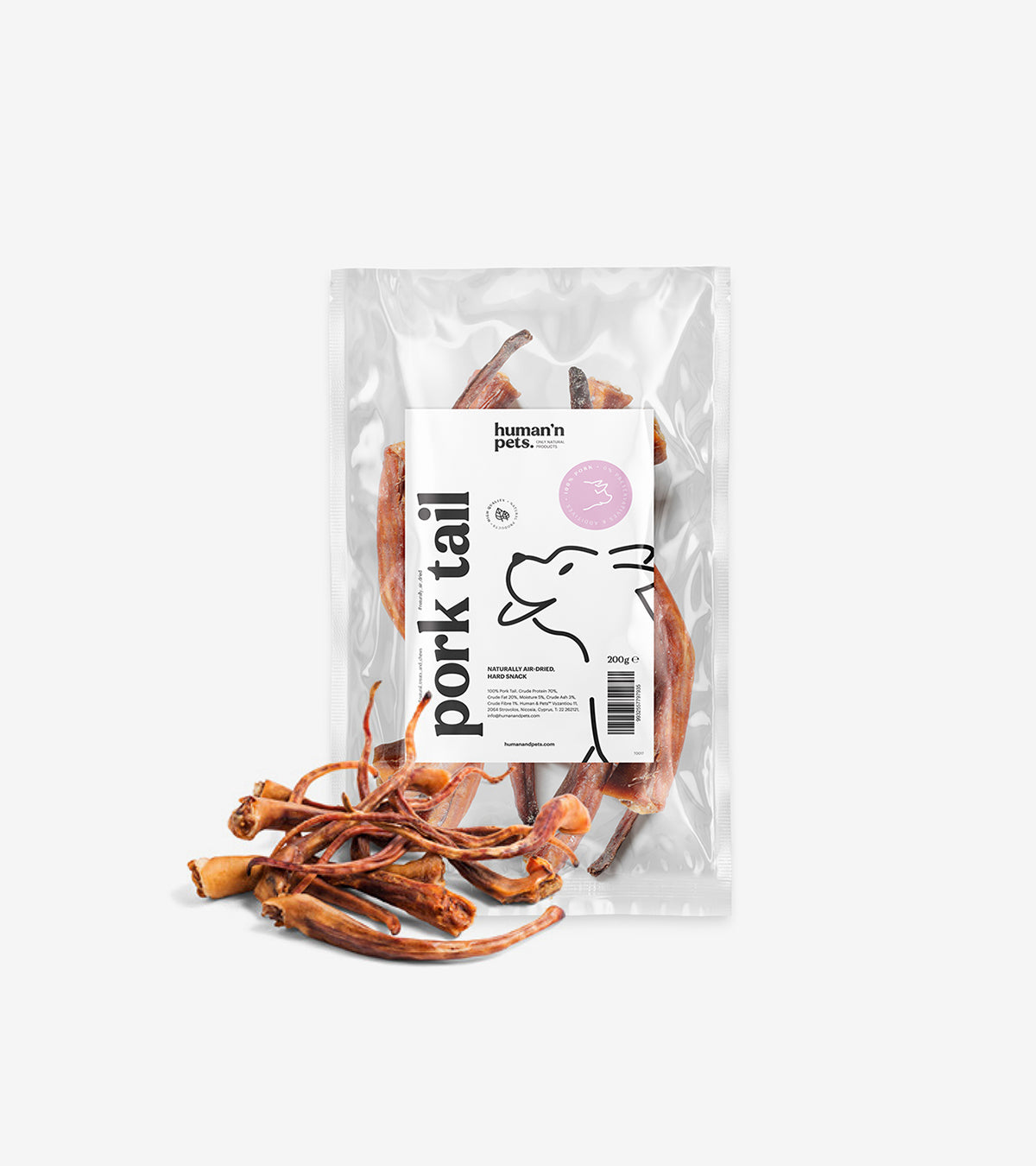 Pig Tails - Natural, Protein-Rich Dog Chews for Medium & Large Dogs