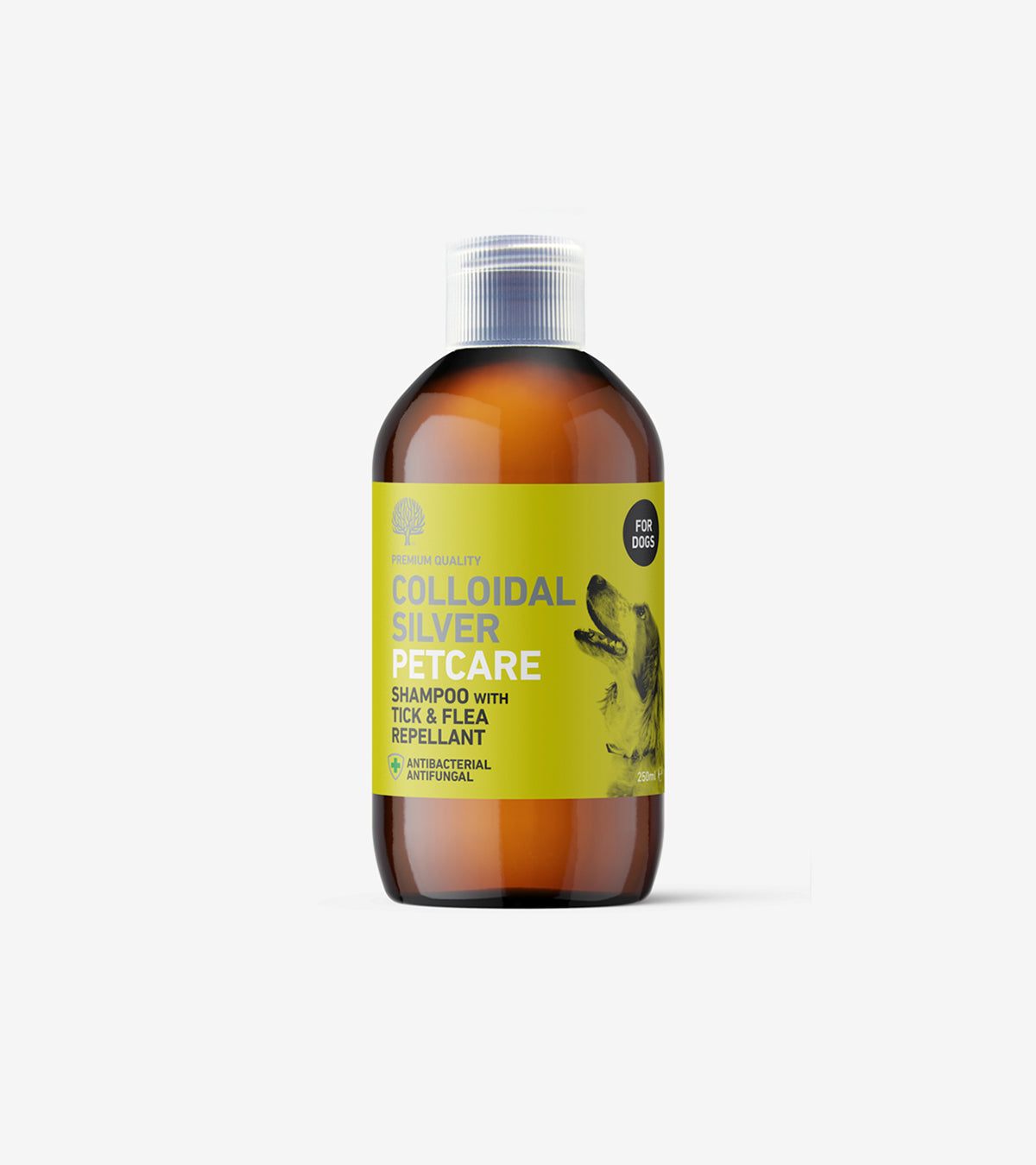 Colloidal Silver Tick & Flea Antibacterial Shampoo for Dogs