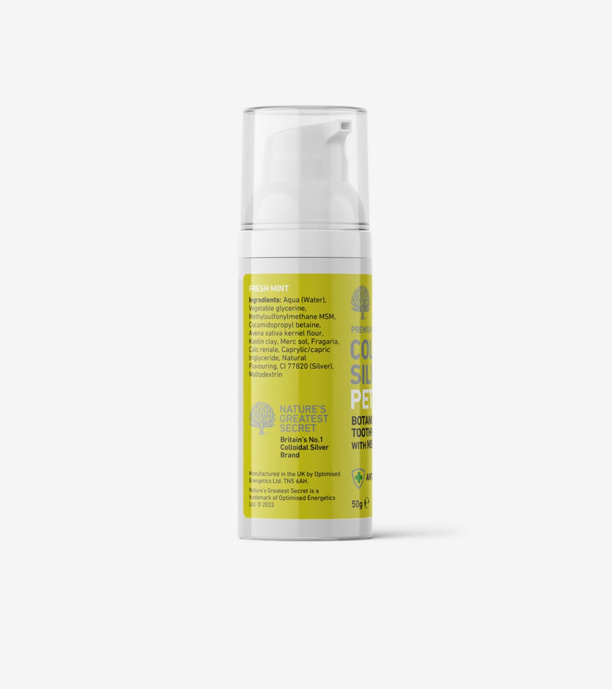Colloidal Silver Antibacterial Toothpaste for Dogs – Natural Oral Care