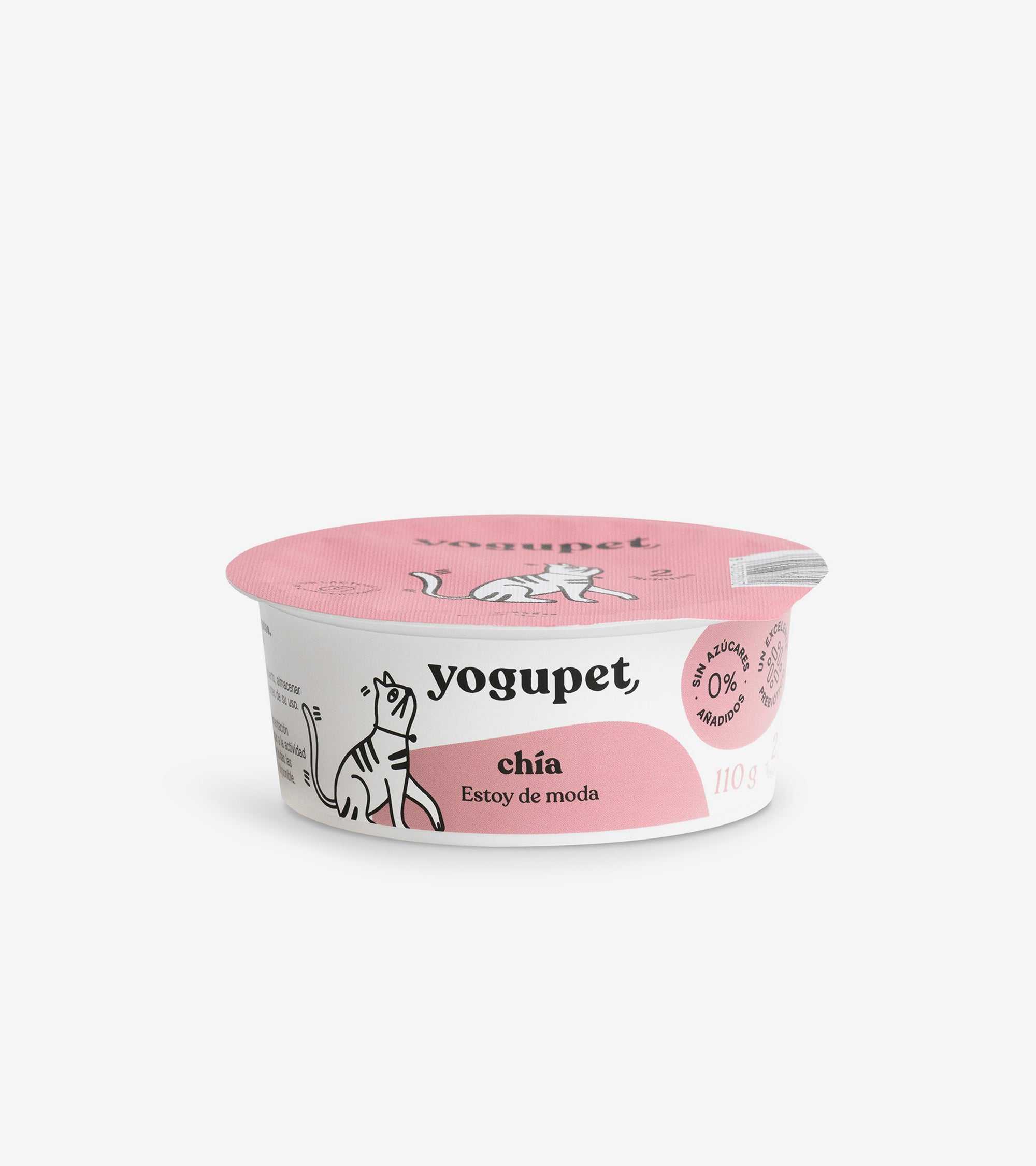 Cat Yogurt with Chia Seeds
