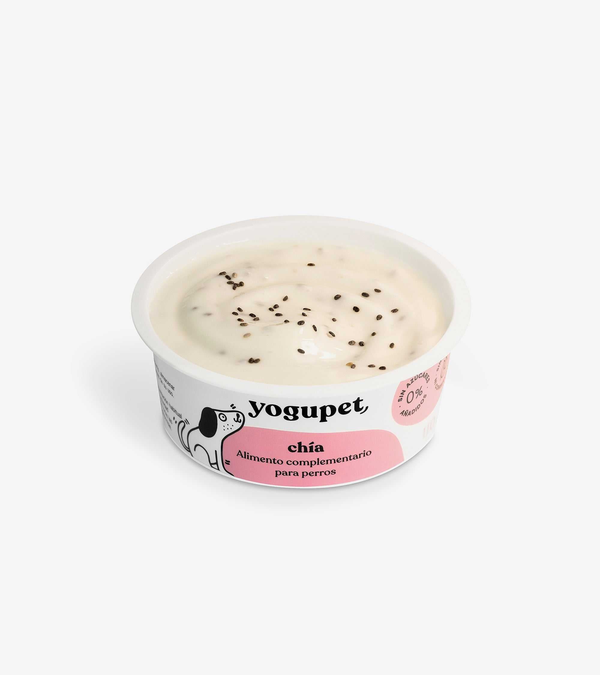 Dog Yogurt with Chia Seeds