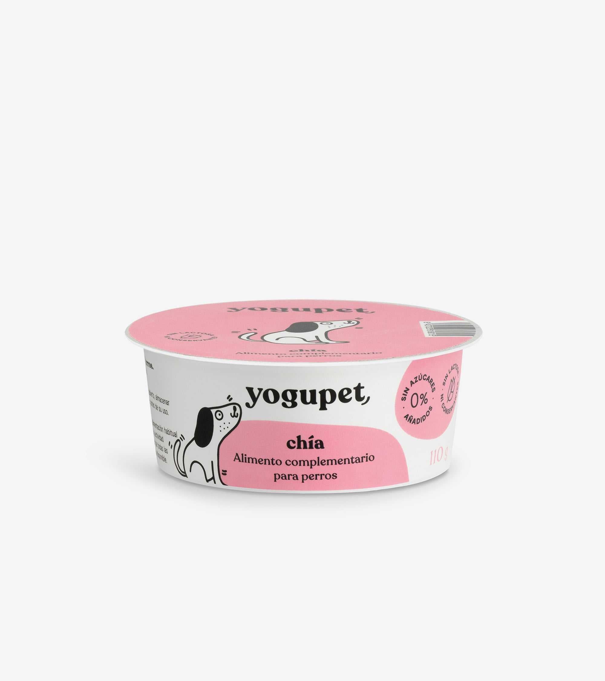 Dog Yogurt with Chia Seeds