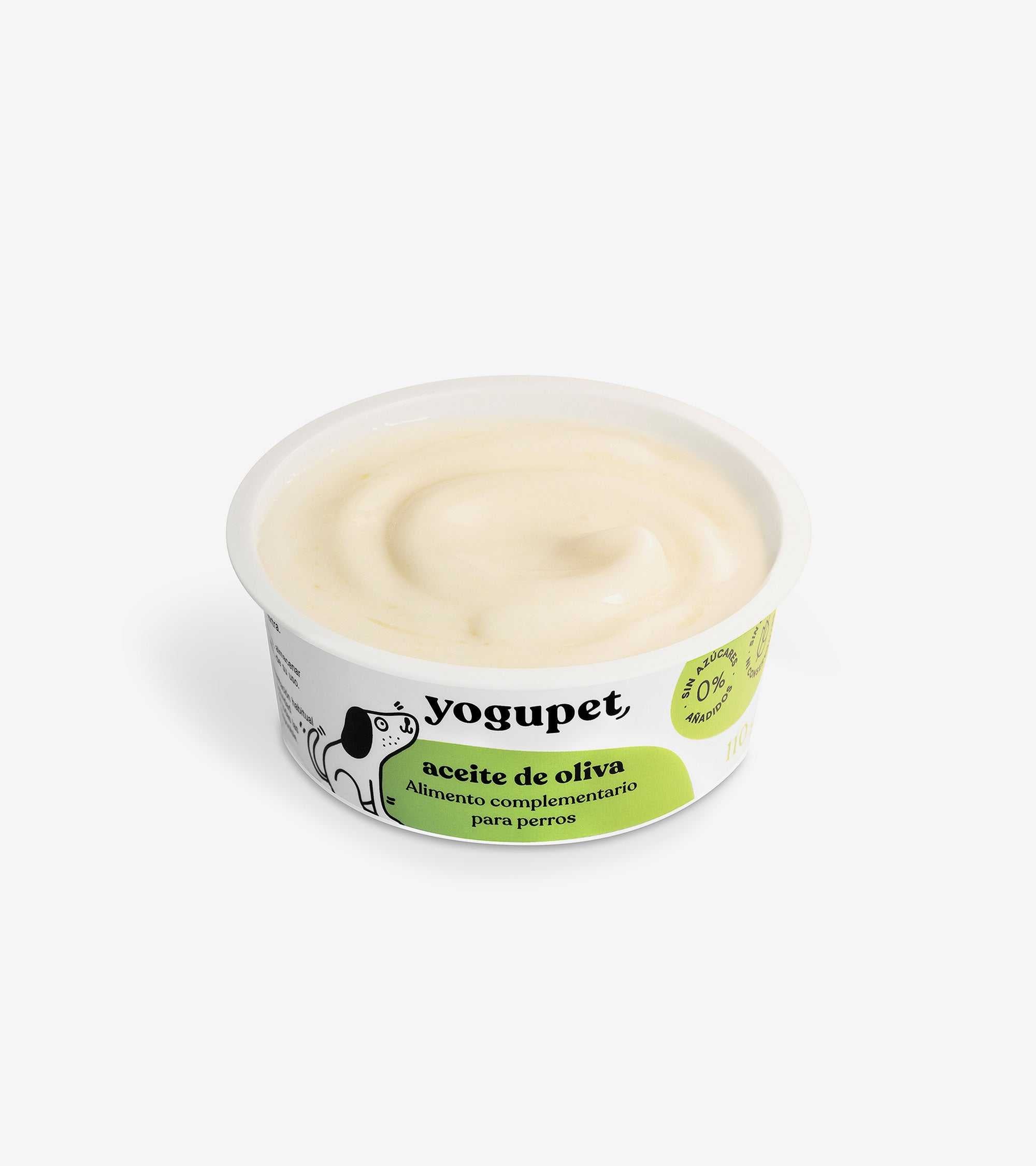 Dog Yogurt with Olive Oil