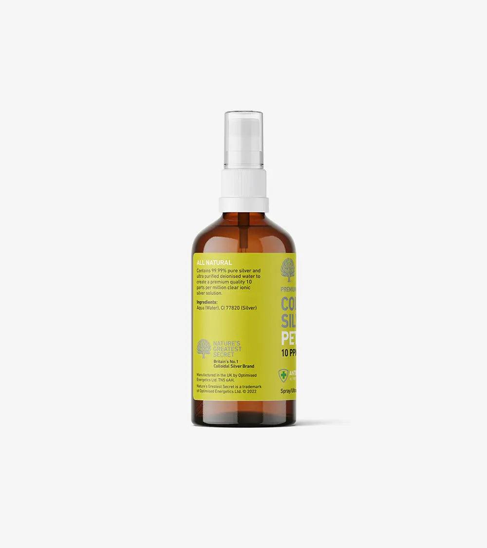 Colloidal Silver 10ppm Spray for Natural Antimicrobial Support