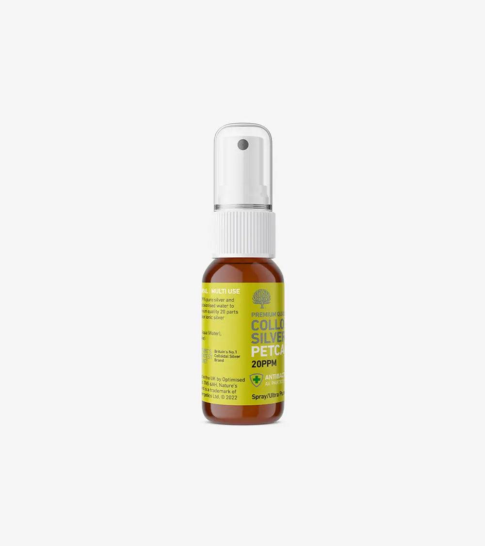 Colloidal Silver 20ppm Pocket Spray for Natural Health & Immunity