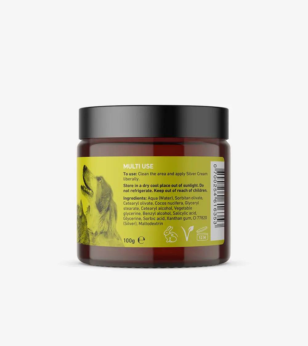 Colloidal Silver Cream with Coconut Oil - Natural Healing