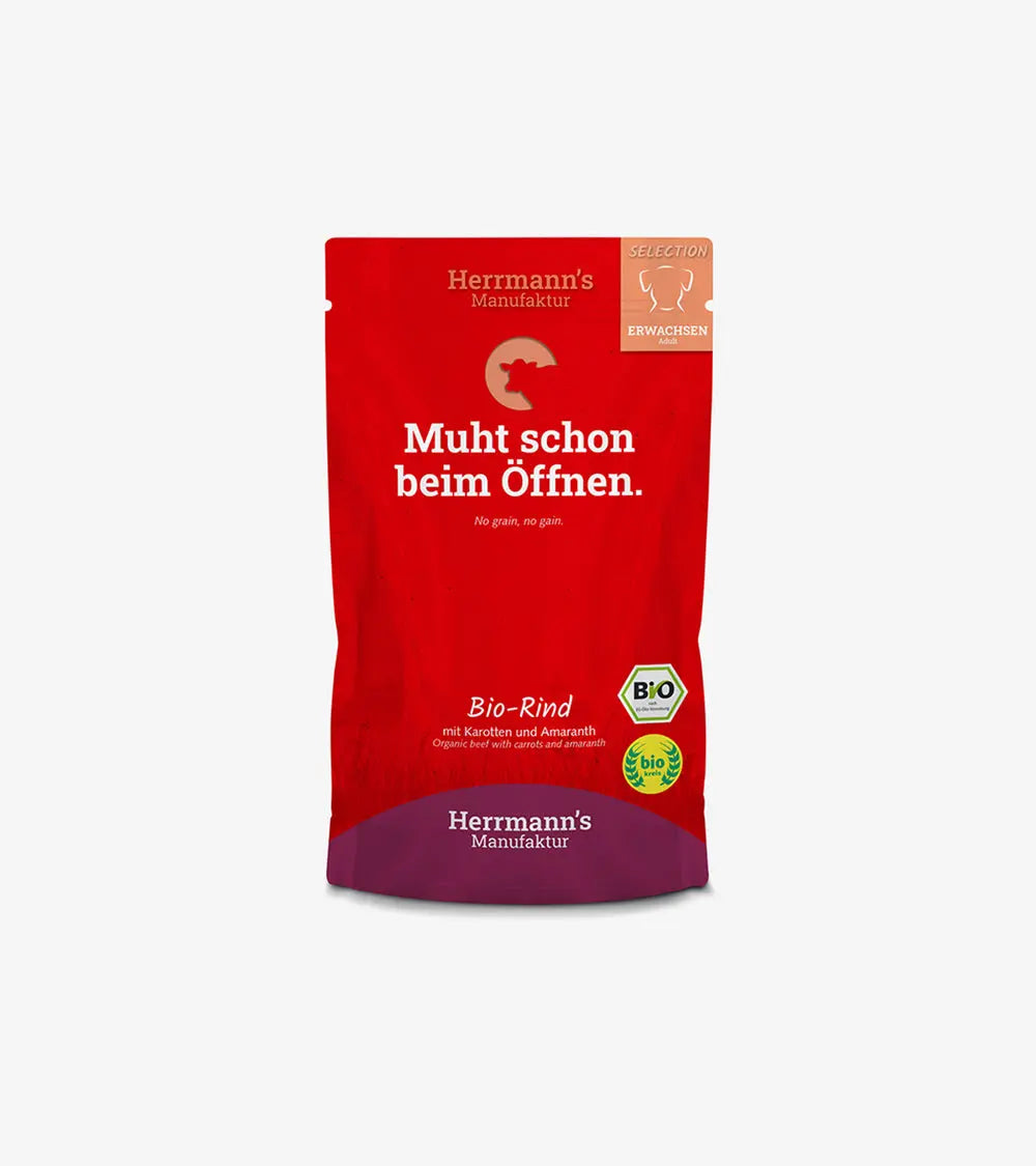 Organic Beef with Carrot & Amaranth | Carnés Natural™ | Herrmann's