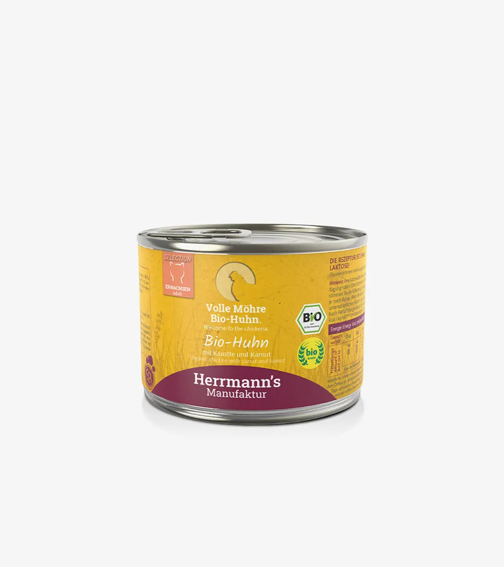 Organic Chicken with Carrot & Kamut | Carnés Natural™ | Herrmann's