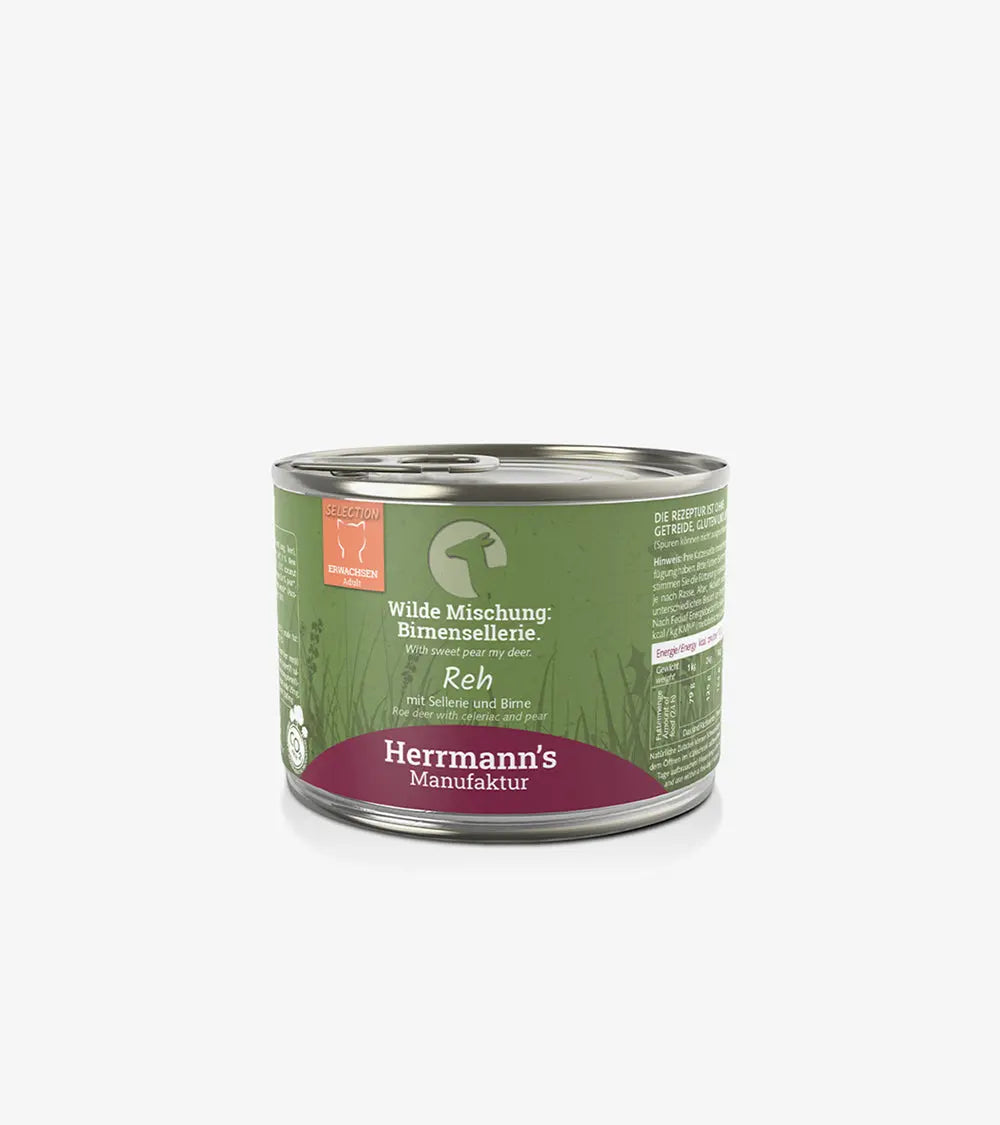 Venison with Celery & Pear - Wet Food | Human & Pets