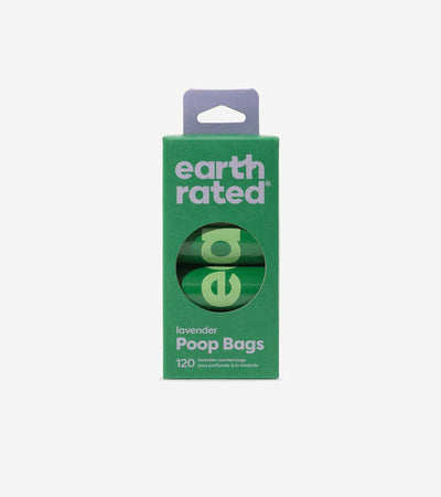 Poop Bags on Refill Rolls Lavender