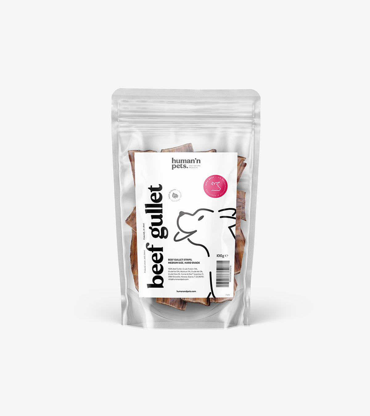 Beef Gullet for Dogs | Healthy Air-Dried Dog Treats for Joints