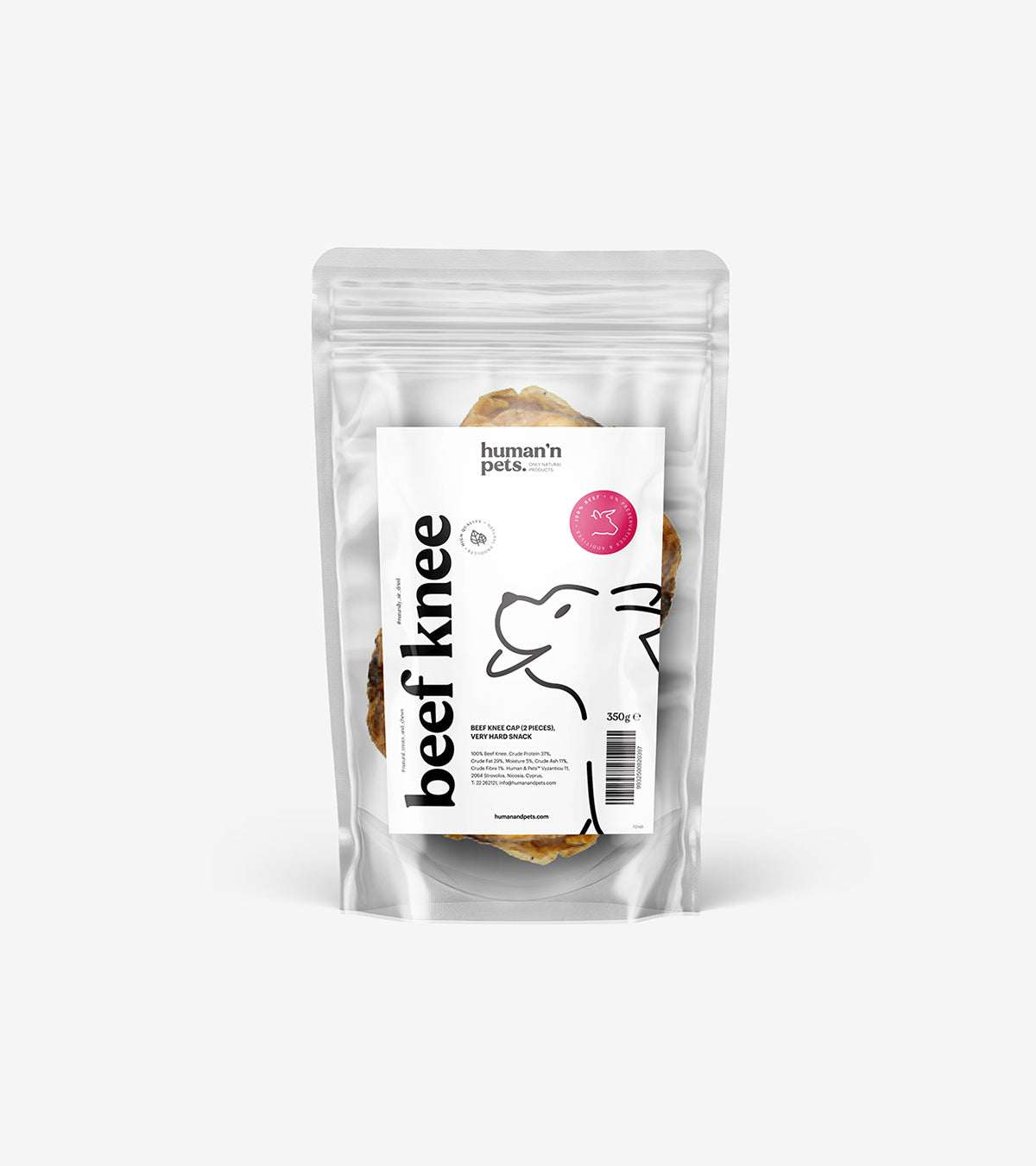 Beef Knee Cap - Natural Dog Chew for Healthy Teeth and Joints