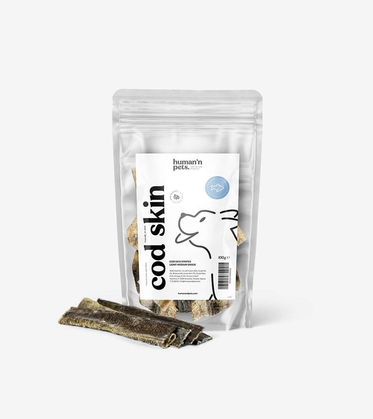 Cod Skin: Natural Omega-Rich Pet Treats for Healthy Skin & Coat