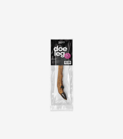 Doe Leg with Fur - Natural Long-Lasting Treat for Dogs and Cats