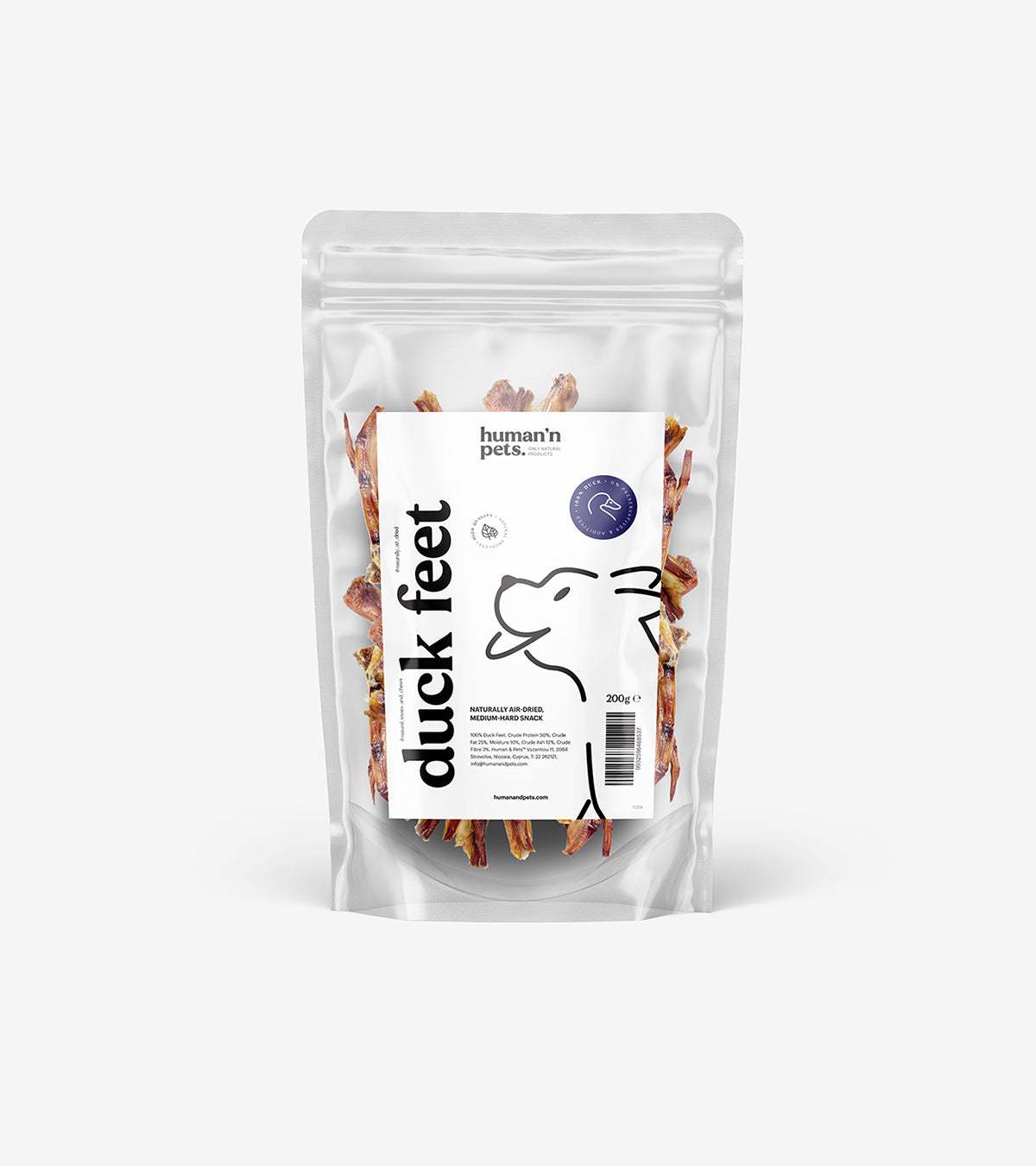 Duck Feet - All-Natural Air-Dried Dog Chews for Healthy Joints and Clean Teeth