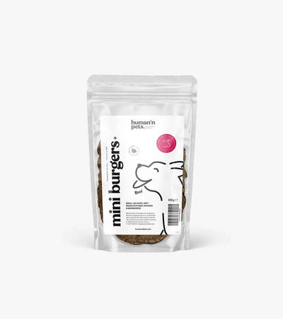 Mini Burgers+ Beef with Raspberries & Spinach - Treats & Chews | Human & Pets