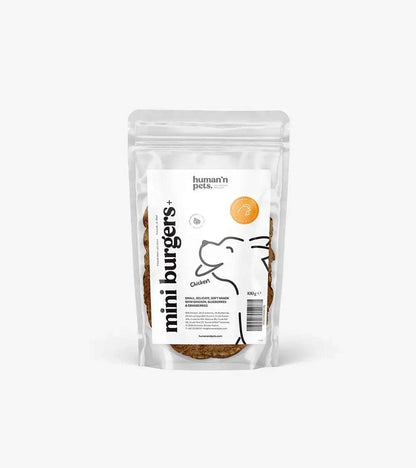 Mini Burgers+ Chicken with Blueberries & Cranberries - Treats & Chews | Human & Pets
