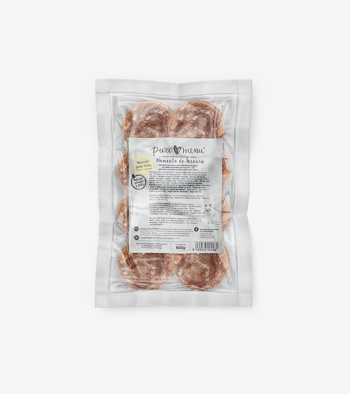 BARF for Cats - Gentle Delight Menu with Chicken