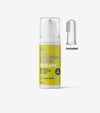 Colloidal Silver Antibacterial Toothpaste for Dogs – Natural Oral Care