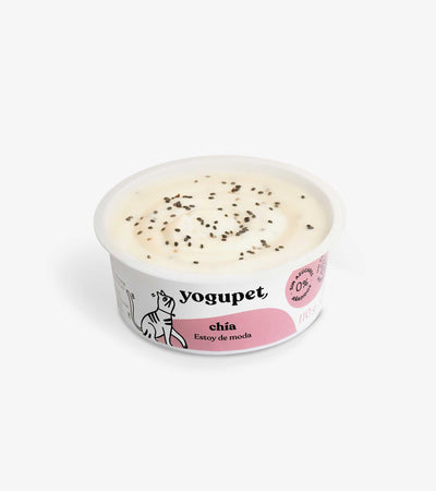 Cat Yogurt with Chia Seeds