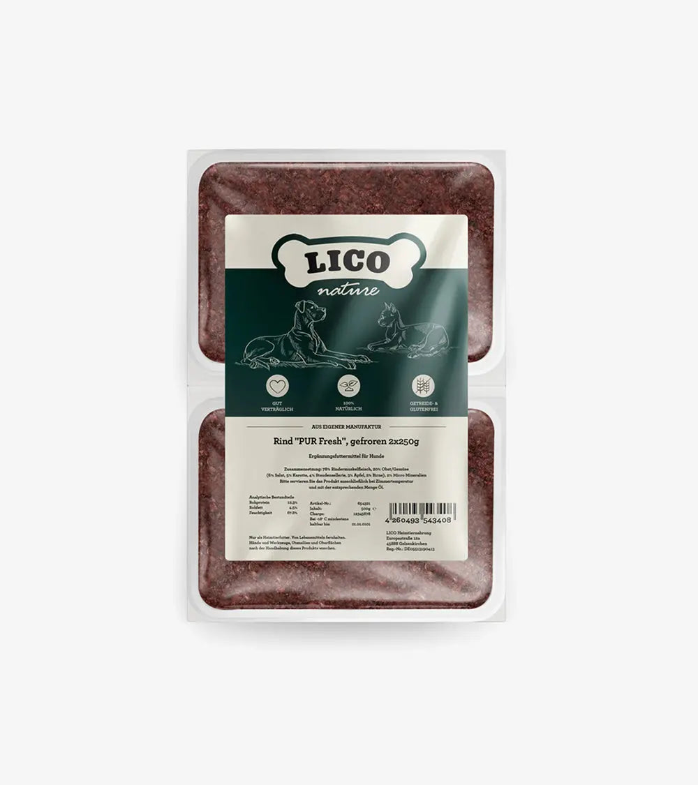 Beef "Pure Fresh" Menu | Carnés Natural™ | LICO Nature