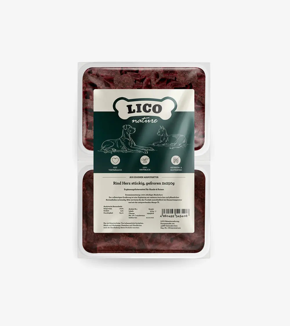 Beef Heart (Chunky) | Carnés Natural™ | LICO Nature