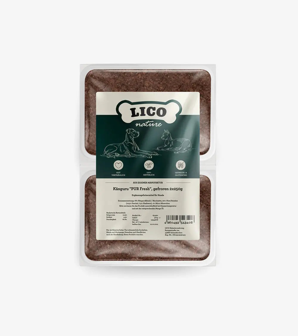 Kangaroo "Pure Fresh" Menu | Carnés Natural™ | LICO Nature