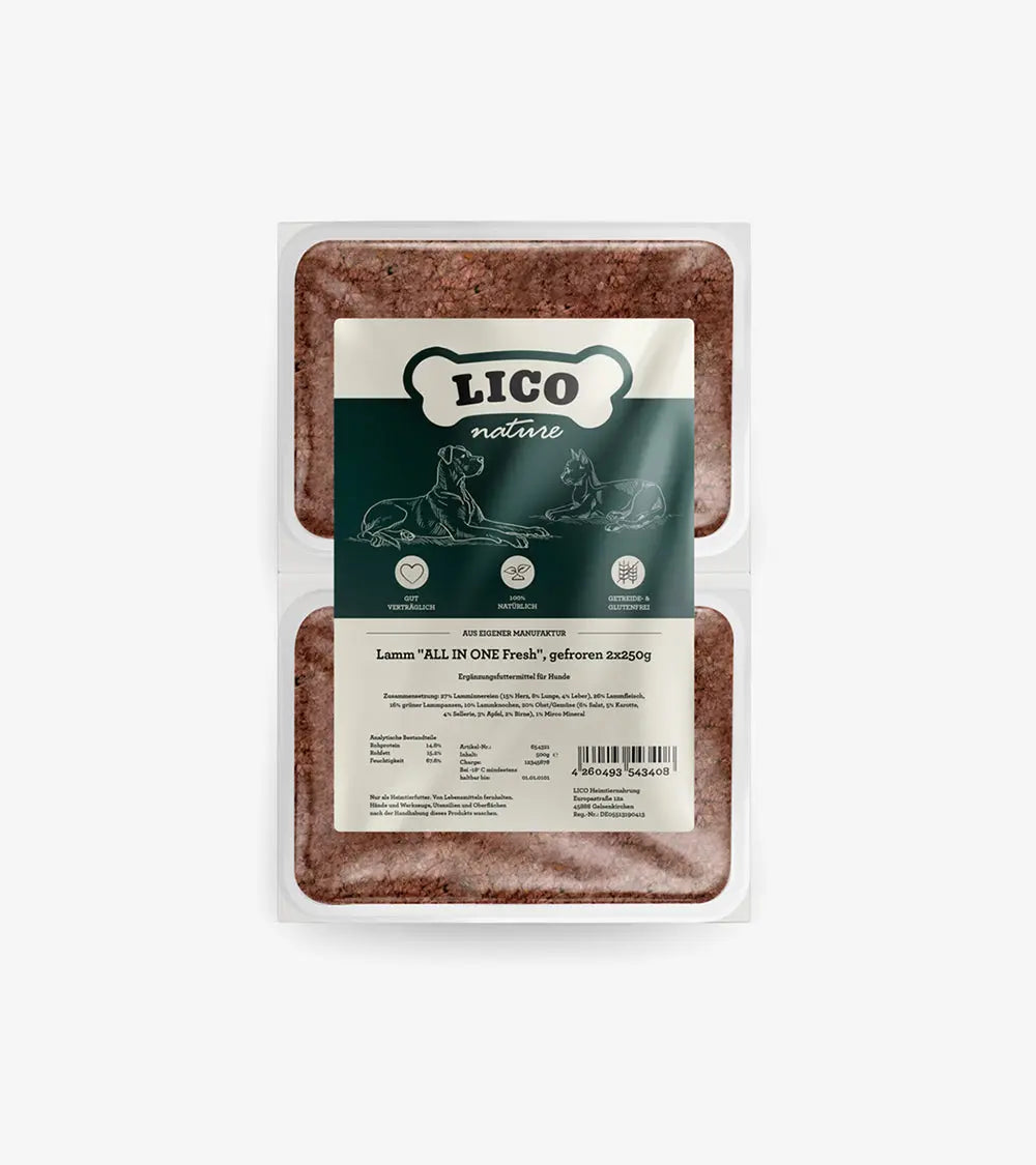 Lamb "All In One Fresh" Menu | Carnés Natural™ | LICO Nature